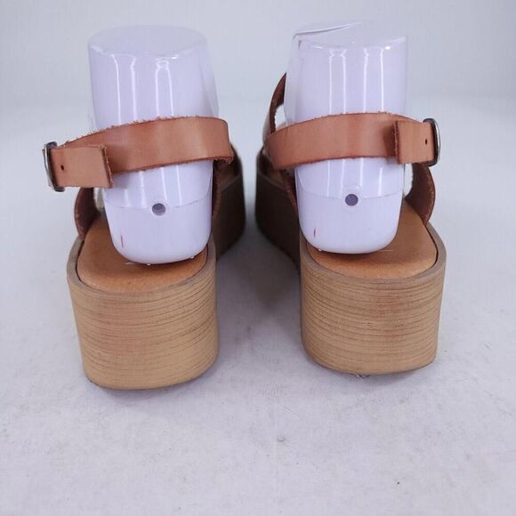 Musse & Cloud Women's sandals Fabiana brown US 9.5 Platform Slingback Sandal - Picture 6 of 9